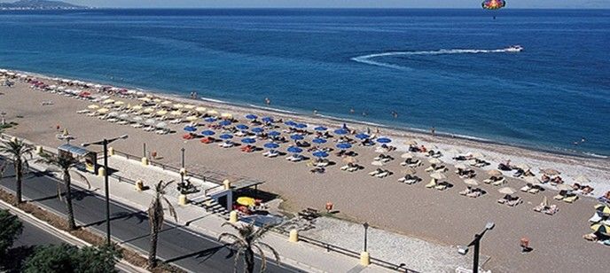 Hotel Belvedere Beach Rhodes City Exterior photo